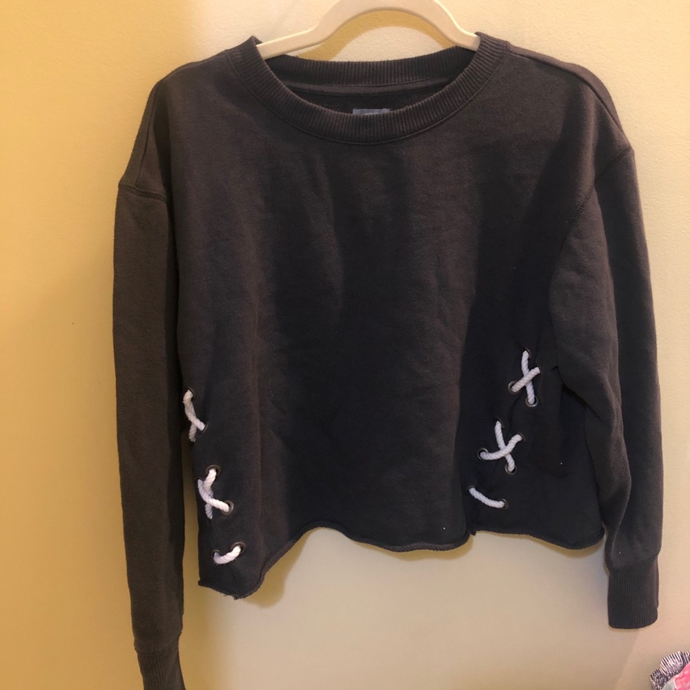 aerie cropped sweatshirt
